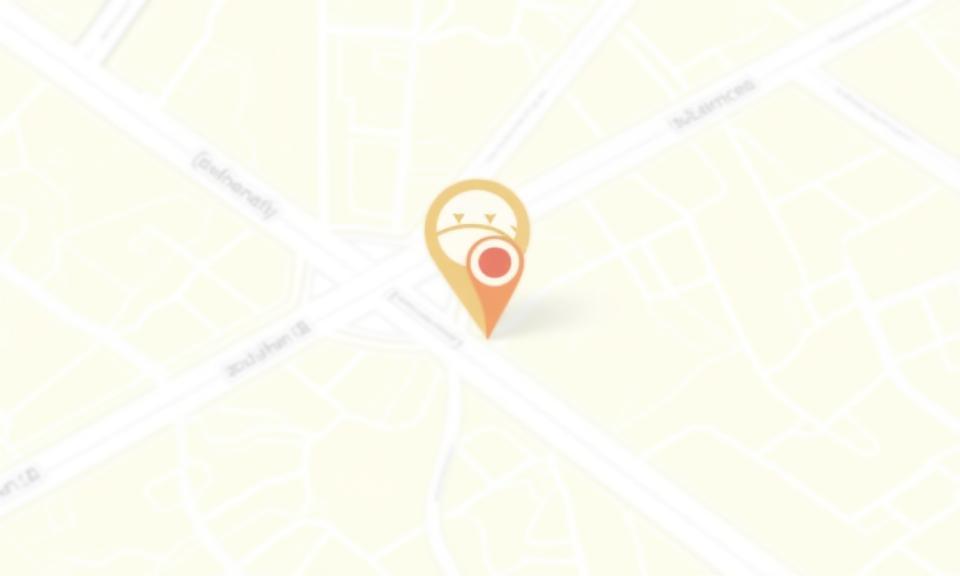 Mapa de ubicación de El Rincón Creativo en Santiago, Chile.