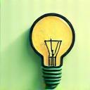 Icono abstracto de un engranaje con una bombilla, simbolizando la innovación y la exploración de nuevas técnicas.